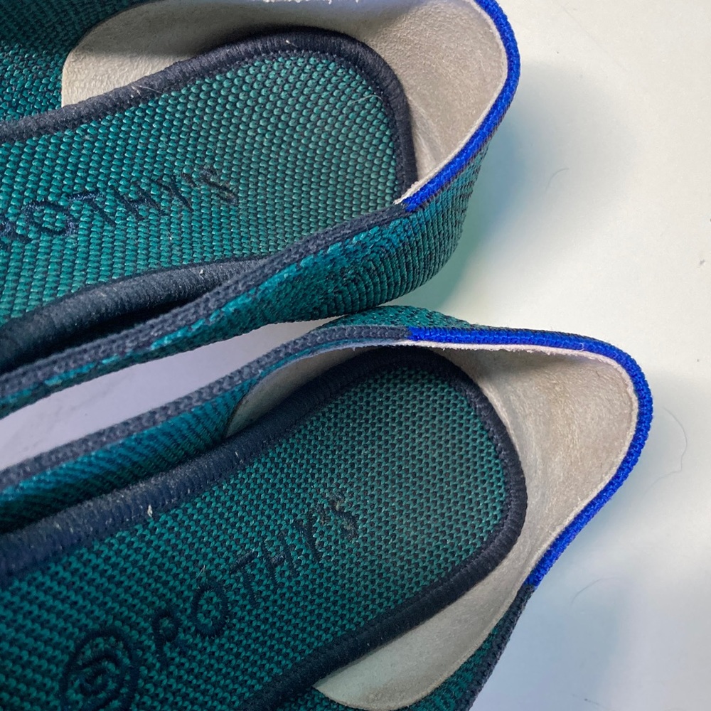 Green Pointy Toe Rothy’s Fits Womens Size 8 / 38.5 - Picture 12 of 12
